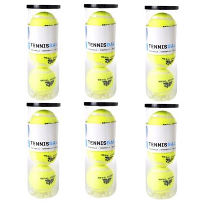 Engelhart Tennisballen - 18x stuks - in koker - Buitenspeelgoed - Tennissen - geel - sport Engelhart Tennisballen - 18x stuks - in koker - Buitenspeelgoed - Tennissen - geel - sport