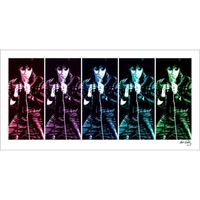 Kunstdruk Elvis Presley 68 Comeback Special Pop Art 100x50cm - thumbnail