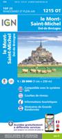 Wandelkaart - Topografische kaart 1215OT Le Mont St.-Michel, Dol-de-Bretagne | IGN - Institut Géographique National - thumbnail