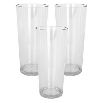 MPDrink Bierglas Festival - 12x - SAN kunststof - 30 cl - onbreekbaar - herbruikbaar - stapelbaar