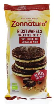Zonnatura Rijstwafels choco puur bio Zonnatura Rijstwafels choco puur bio