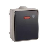 Enkelvoudige geschakelde schakelaar Solera 3303il IP54 6,5 x 8 x 5,5 cm