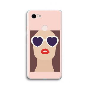 Red lips: Google Pixel 3 XL Transparant Hoesje