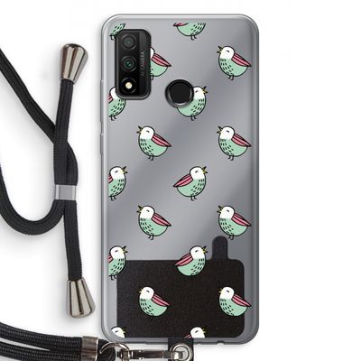 Vogeltjes: Huawei P Smart (2020) Transparant Hoesje met koord