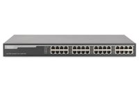 Digitus DN-95116 netwerk-switch Gigabit Ethernet (10/100/1000) Power over Ethernet (PoE) 1U Grijs - thumbnail