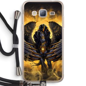 Pegasus: Samsung Galaxy J3 (2016) Transparant Hoesje met koord