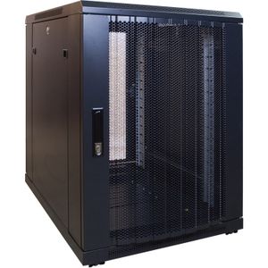 DSI 15U mini serverkast met geperforeerde deur - DS6815PP server rack 600 x 800 x 770mm