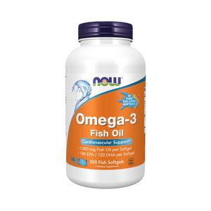 Omega-3 Molecularly Distilled Fish Softgels 200softgels