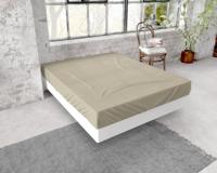Dreamhouse Flanel Premium Hoeslaken Taupe 140 x 200/210 cm