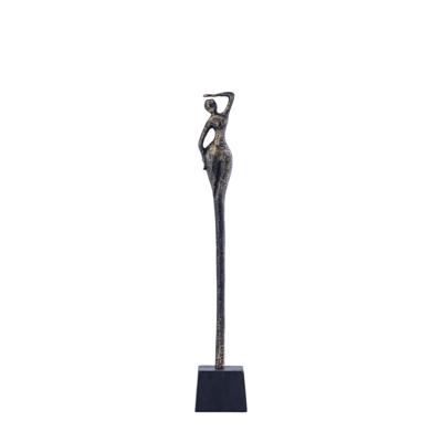 Ciwan Antieke Bronzen Gegoten Vrouwenstandbeeld B