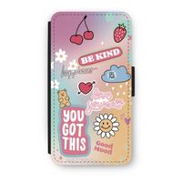 Positivity: iPhone XS Flip Hoesje