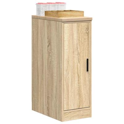 Garagekast 30x51x85 cm massief grenenhout sonoma eikenkleurig