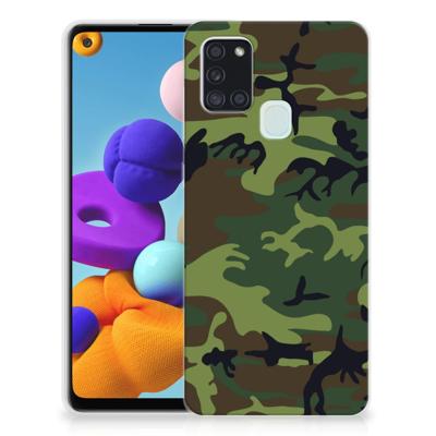 Samsung Galaxy A21s | TPU bumper | Army Dark