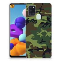 Samsung Galaxy A21s | TPU bumper | Army Dark