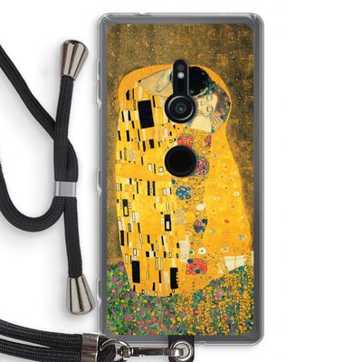 Der Kuss: Sony Xperia XZ2 Transparant Hoesje met koord