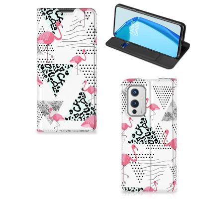 OnePlus 9 | Hoesje maken | Flamingo Triangle