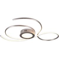 LED Plafondlamp 48W - Dimbaar & Kleur Aanpasbaar - Rond Mat Nikkel