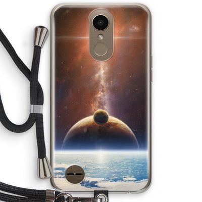 Omicron 2019: LG K10 (2017) Transparant Hoesje met koord