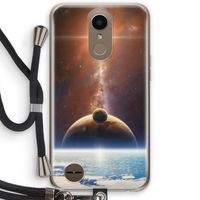 Omicron 2019: LG K10 (2017) Transparant Hoesje met koord