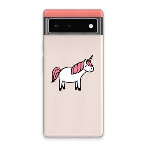 Eenhoorn: Google Pixel 6 Transparant Hoesje