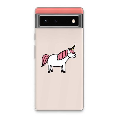 Eenhoorn: Google Pixel 6 Transparant Hoesje