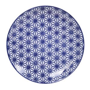 Dinerbord Nippon Blue - Tokyo Design Studio - Sterrenpatroon - 25.7 x 3cm