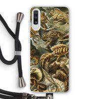 Haeckel Lacertilia: Samsung Galaxy A70 Transparant Hoesje met koord