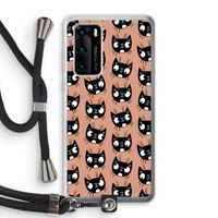 Kat: Huawei P40 Transparant Hoesje met koord