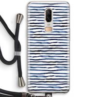 Verrassende lijnen: OnePlus 6 Transparant Hoesje met koord