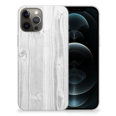 iPhone 12 Pro Max | Bumper Hoesje | White Wood