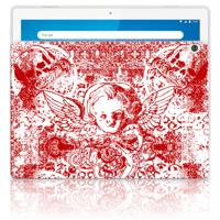 Tablet BackCover Lenovo Tab M10 Angel Skull Rood