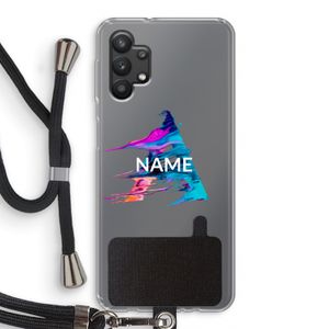 Abstract Spectrum: Samsung Galaxy A32 5G Transparant Hoesje met koord
