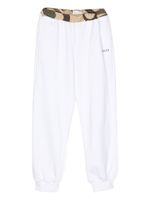 PUCCI Junior pantalon de jogging à bords contrastants - Blanc