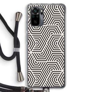 Magic pattern: Xiaomi Redmi Note 10 Pro Transparant Hoesje met koord