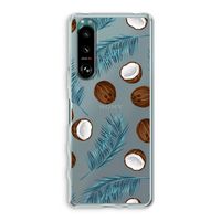 Kokosnoot roze: Sony Xperia 5 III Transparant Hoesje