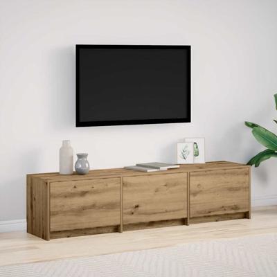 TV-kast met lade Artisan Eiken 162,5 x 34 x 40 cm Bewerkt hout