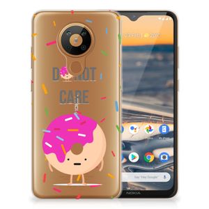 Nokia 5.3 Siliconen Case Donut Roze