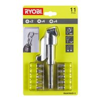 Ryobi RAKRAD11 | 1 Haakse Booradapter met bits - 5132004834 - 5132004834 - thumbnail