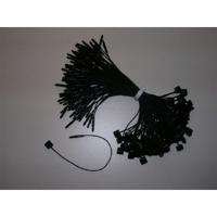 Koordsluiting 120 mm zwart 1.000 stuks