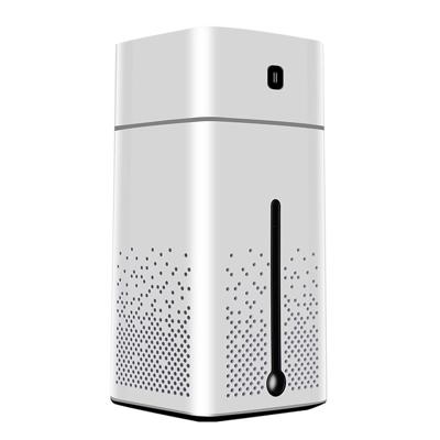 Ultrasone luchtbevochtiger USB etherische olie aroma diffuser LED nachtlampje spray mist Purifier 1000ml (wit)