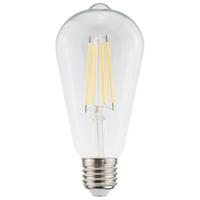 HOFTRONIC™ LED Filament lamp E27 - 9 Watt 1055 Lumen - ST64 Edison - 2700K Warmwit licht - Dimbaar - Helder glas