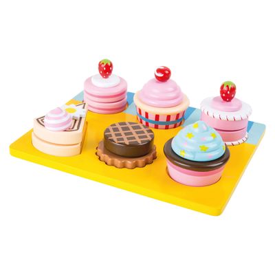 Small Foot houten speeleten cupcakes en cake set, 13dlg.