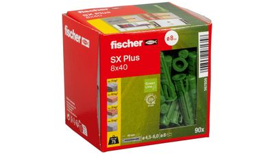 Fischer 567809 schroefanker & muurplug 90 stuk(s) Wiganker 40 mm