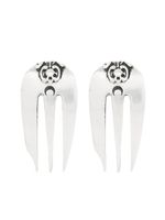 Marine Serre boucles d'oreilles Reassembled Cutlery - Argent - thumbnail