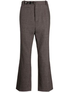 Namacheko pantalon de costume à motif pied-de-poule - Gris