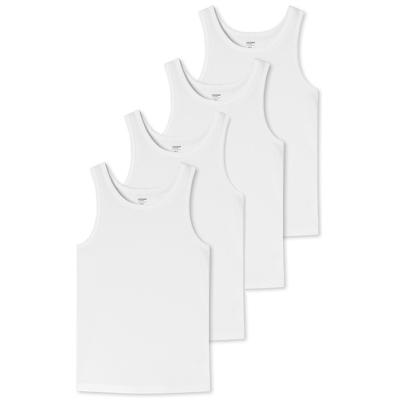 Schiesser Singlet Uncover 4-pack wit