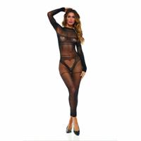 Bodystocking René Rofé Zwart (Één maat)