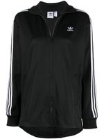 adidas sweat zippé à logo brodé - Noir