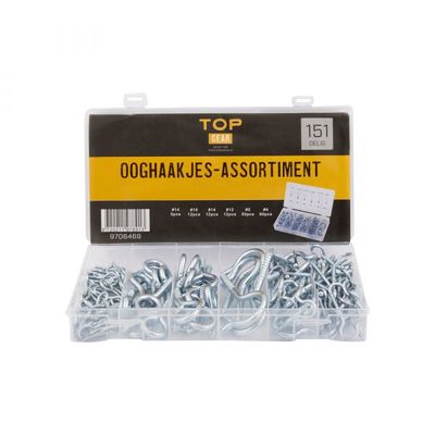 Topgear ooghaakjes assortiment 151 delig