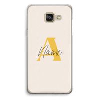 Amber Script: Samsung Galaxy A5 (2016) Transparant Hoesje